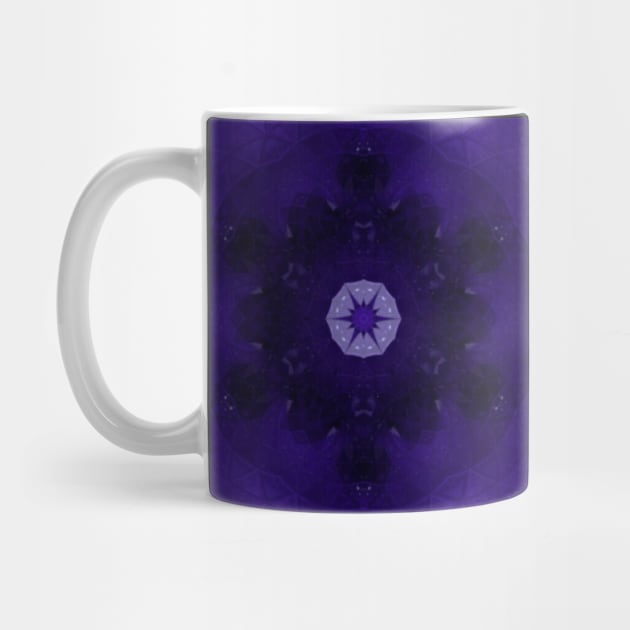 Purple Mandala Design Boho by Moon Art